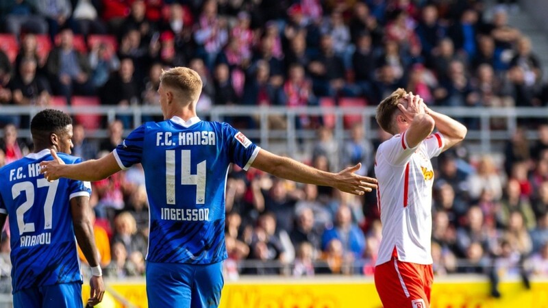 Der SSV Jahn Regensburg hat am Samstag mit 0:3 gegen Hansa Rostock verloren.