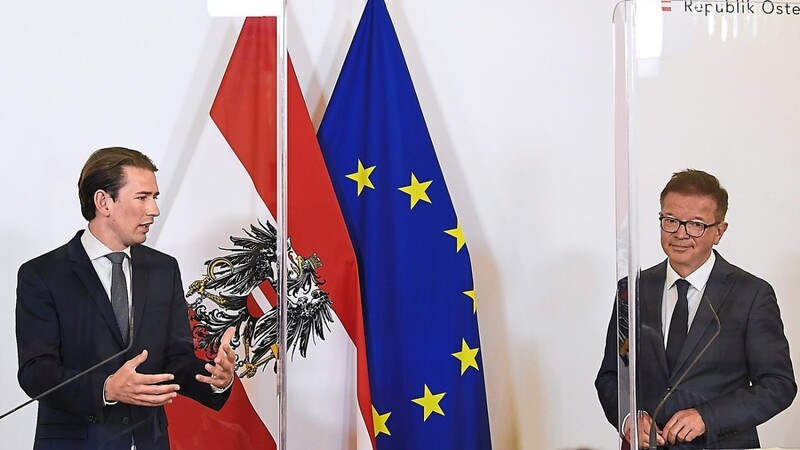 Kanzler Sebastian Kurz (l.) und Minister Rudolf Anschober: Beide profitieren von der Krise.