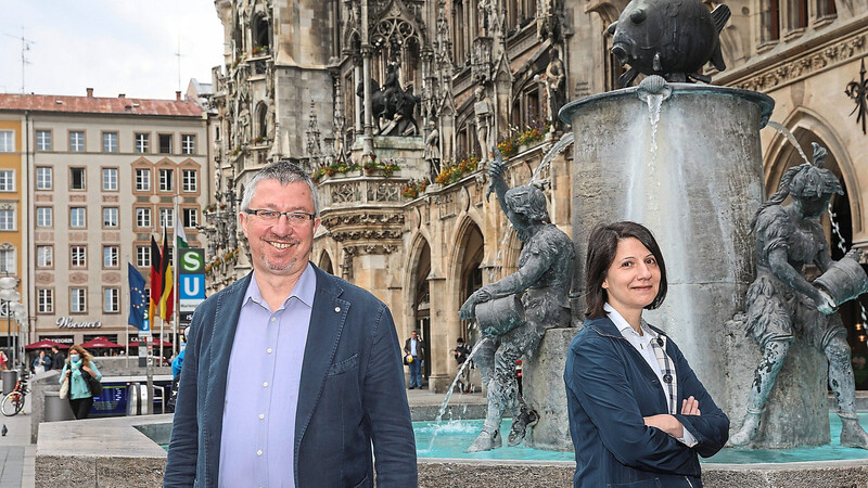 Kämpfen für die sozial Schwächeren in der Stadt: Die SPD-Fraktionschefs Christian Müller und Anne Hübner.