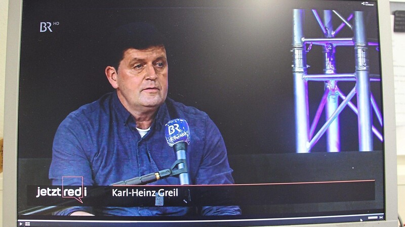 Karl-Heinz Greil bei der Sendung "Jetzt red i".