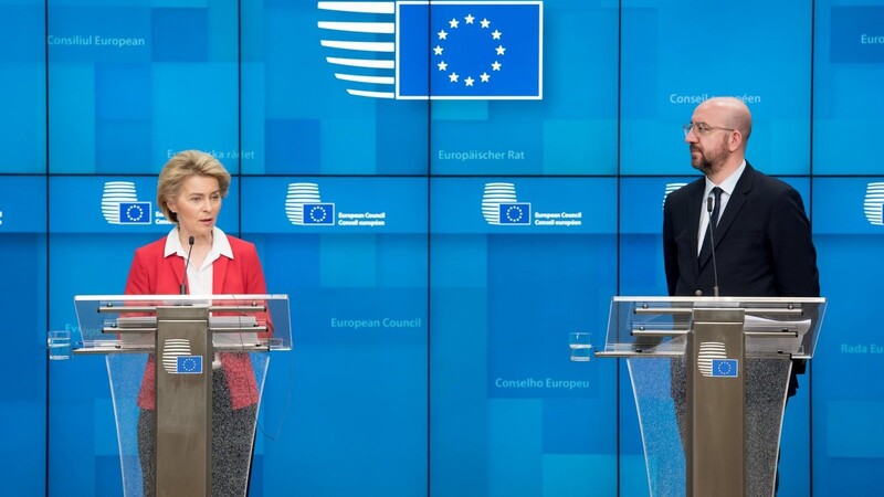 Ursula von der Leyen (CDU), Präsidentin der Europäischen Kommission, und Charles Michel, EU-Ratschef, versuchen zu vermitteln. Einigkeit gibt es in der EU in dieser Krise bislang aber nicht.