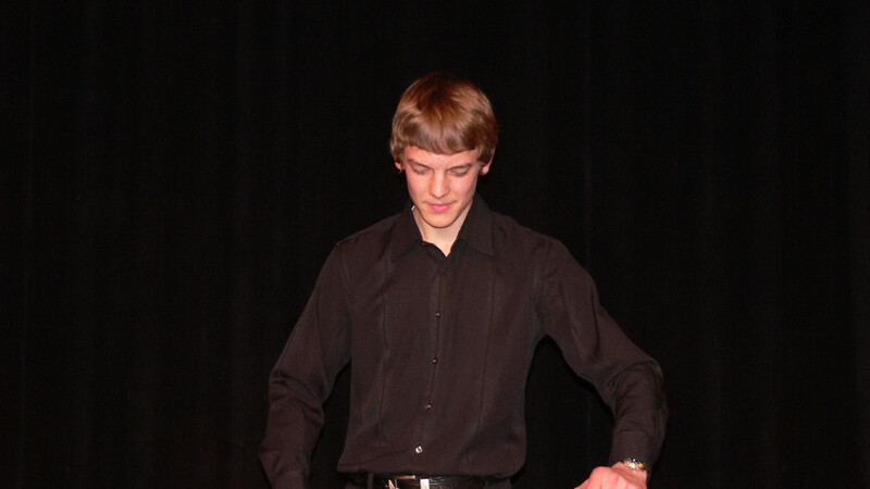 Benedikt Balle spielt seit sechs Jahren Vibraphon.