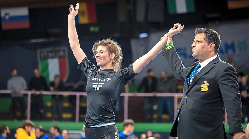 Die Regensburgerin Hannah Rauch wurde in Rom Europameisterin im Grappling.