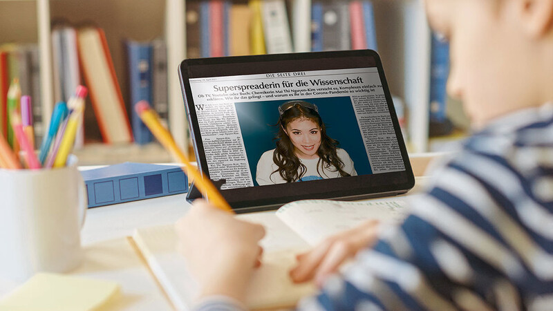 Auch in Zeiten von Homeschooling ist eine Teilnahme am Medienprojekt "Zeitung in die Schule" möglich und zwar mit dem E-Paper.