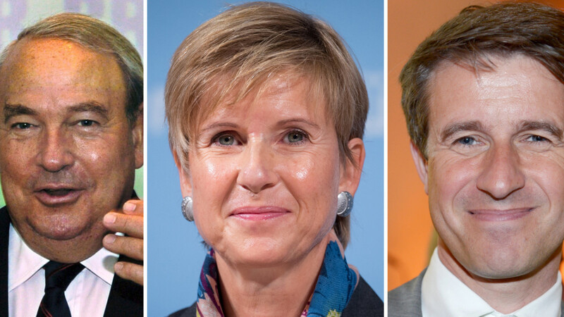 Gehören zu den reichsten Deutschen: Heinz Hermann Thiele (l.), Susanne Klatten und Stefan Quandt.