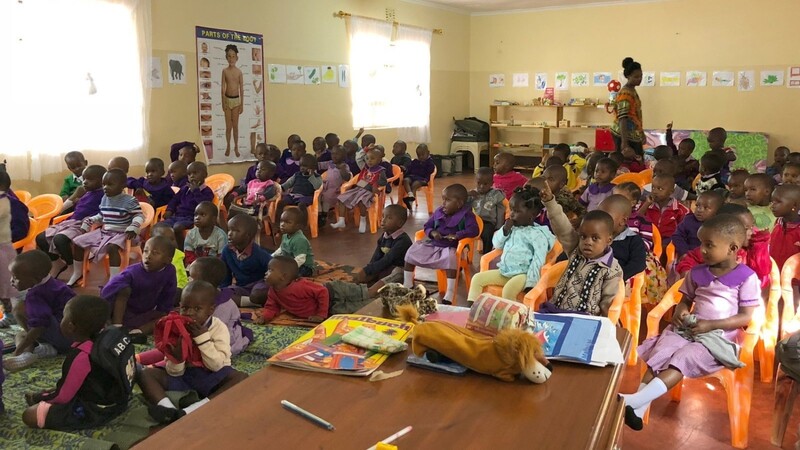 Knapp 100 Mädchen und Jungen werden in der "Adito Nursery School" betreut.