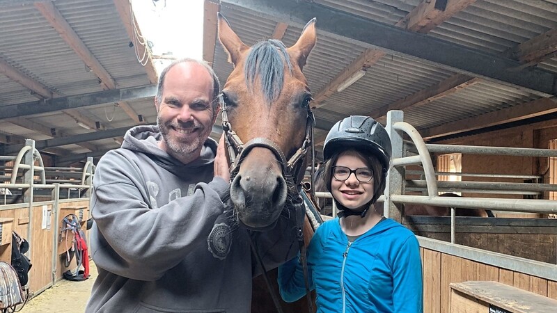 Ann-Christin ist bei Karl Schettler im Kinderkrankenhaus in Behandlung und diese Woche auch mit dabei im "Diabetes Riding Camp".