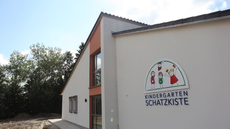 Der Kindergarten Schatzkiste wurde auf dem ehemaligen Kasernengelände errichtet.