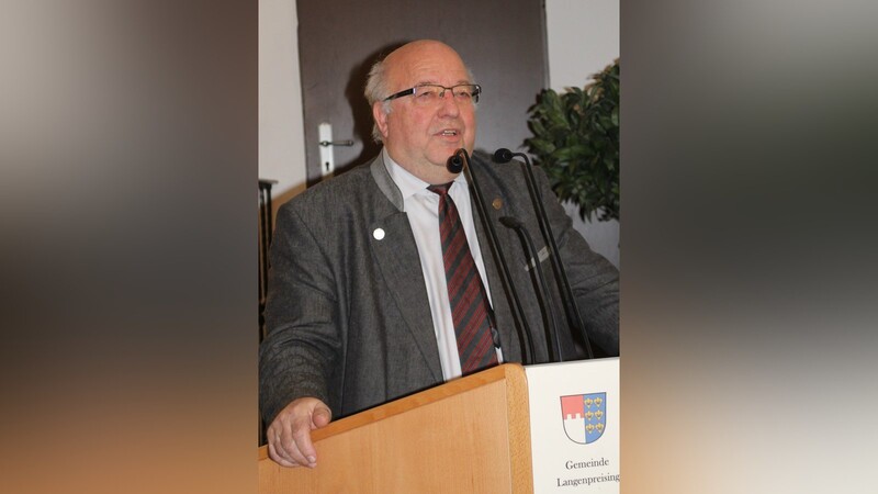 Bürgermeister Peter P. Deimels letzte Bürgerversammlung im November 2019.