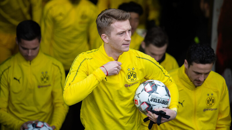 Kapitän von Borussia Dortmund: Marco Reus (m.).