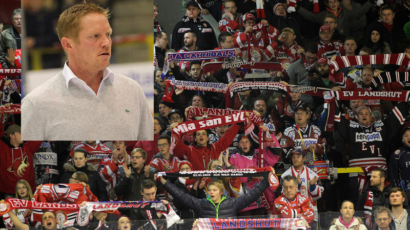 Christian Donbeck (Bild links oben) will sich den EVL-Fans stellen. (Fotos: Georg Gerleigner)