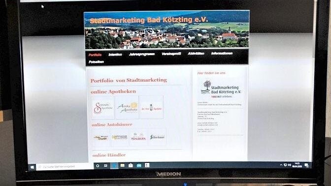 Mit einer neuen Plattform will der Verein Stadtmarketing die Gewerbetreibenden und Geschäfte in Bad Kötzting unterstützen.