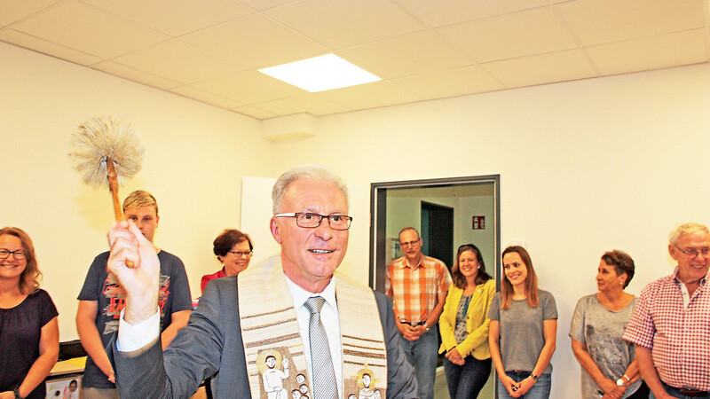 Große Freude herrschte am Freitag bei der Einweihung der zwei neuen Gruppenräume des Pfarrer-Freimuth-Kindergartens im Bereich der Mittelschule Wörth.