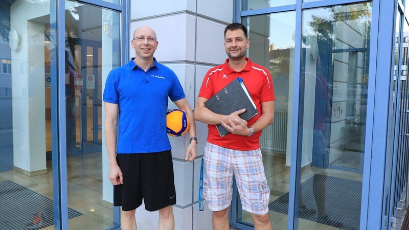 Unterstützung für das Landesliga-Team des TVD mit Patrick Dreyer (links) und Tobias Hagen.