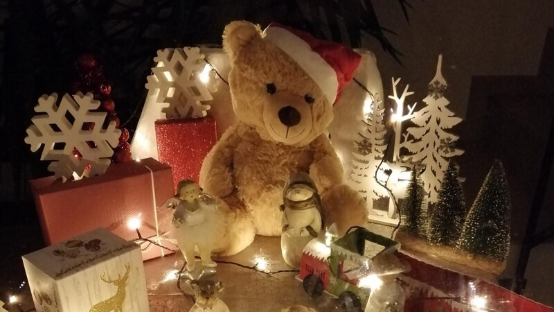 Der Weihnachtsbär stand im Mittelpunkt beim HDV in Illkofen.