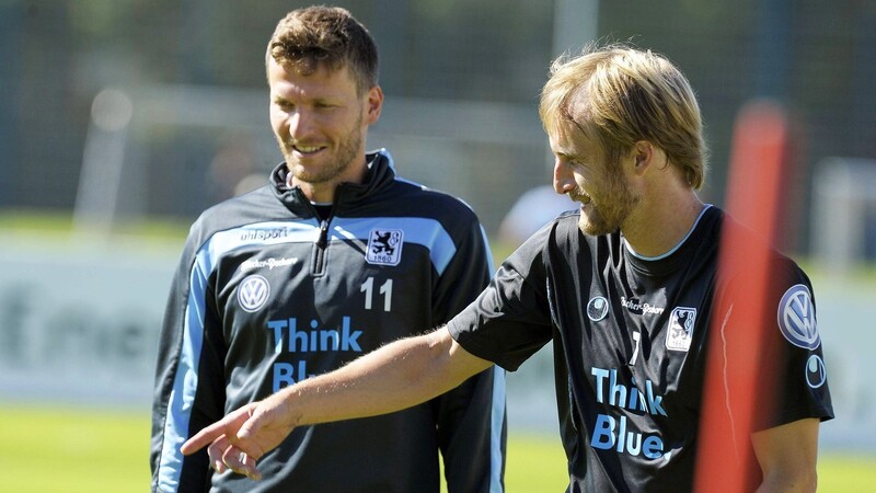 Spielten einst gemeinsam für den TSV 1860: Benny Lauth (li.) und Daniel Bierofka.