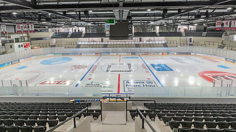 Für 22,5 Millionen Euro wurde das Landshuter Eisstadion generalsaniert.