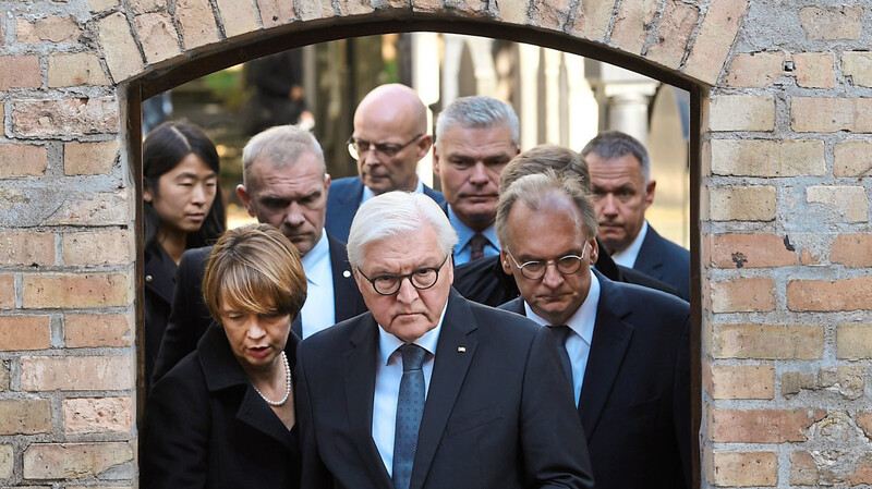 Bundespräsident Frank-Walter Steinmeier besucht am Donnerstag die Synagoge in Halle.