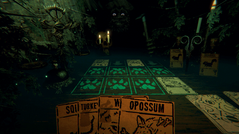Mit allerlei unheimlichen Gestalten wird der Spieler in "Inscryption" konfrontiert.