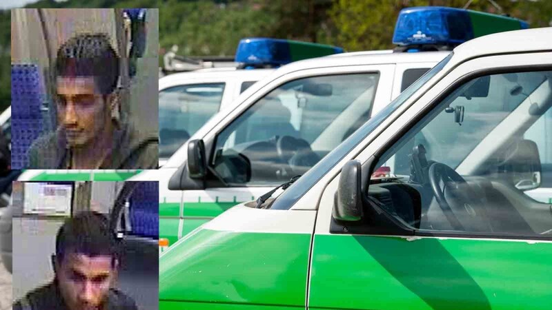 Nach einem Angriff in einer S-Bahn sucht die Bundespolizei nach diesen beiden Männern.