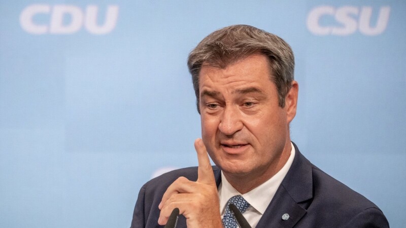 CSU-Chef Markus Söder warnt vehement vor einem Linksrutsch in Deutschland nach der Bundestagswahl.