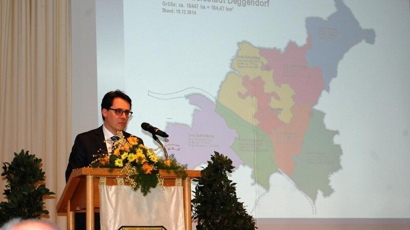 Oberbürgermeister Dr. Christian Moser stellte "seine" Stadt vor.