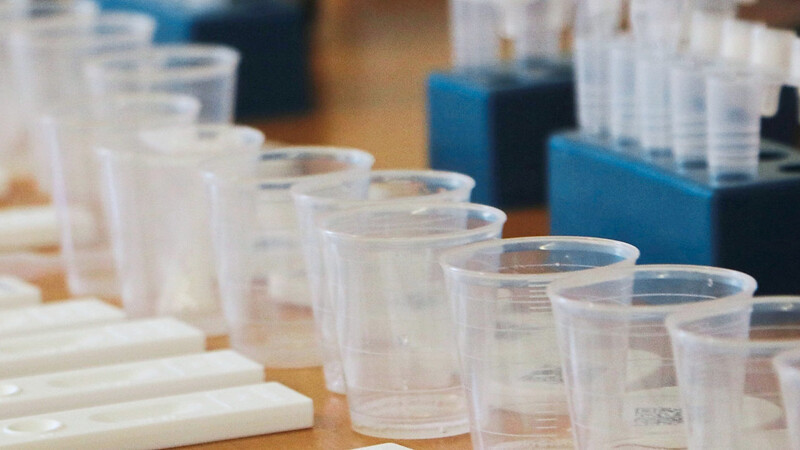 Im Labor der Ergoldinger Teststation am Festplatz werden laut Geschäftsführer Andreas Schröter täglich über 1 000 Tests ausgewertet.