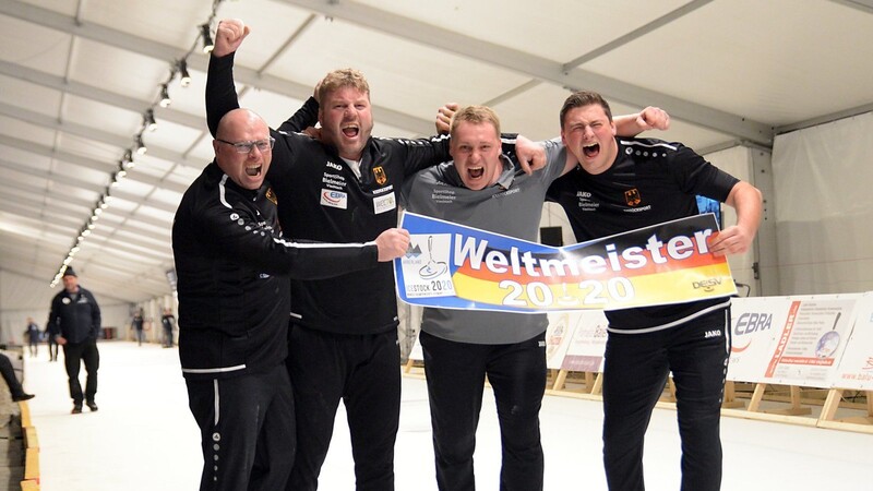 Das erfolgreiche deutsche Weitschützen-Team: Reinhold Beyerlein, Peter Rottmoser, Markus Schätzl und Michael Späth (von links).