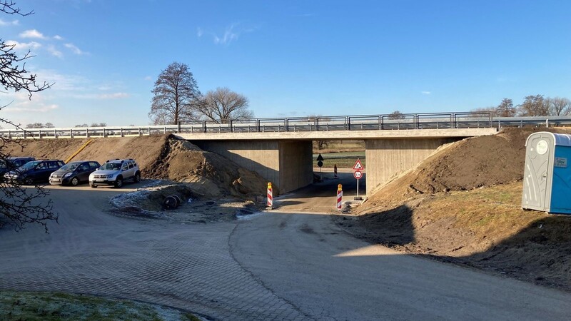 Bei den Brücken - wie hier in Mariaberg - stehen im kommenden Jahr noch einige Restarbeiten an. Der Verkehr auf der B388 ist davon jedoch nicht betroffen.