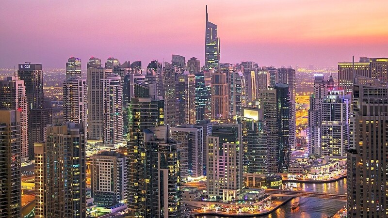 Die Skyline von Dubai.  Foto: visitdubai FTP