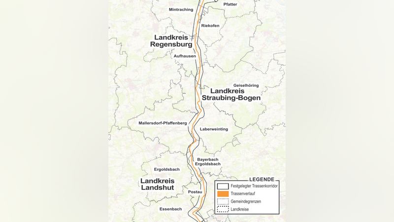 So soll sie verlaufen, die geplante Erdkabelstromleitung des Süd-Ost-Link im Abschnitt D3a.