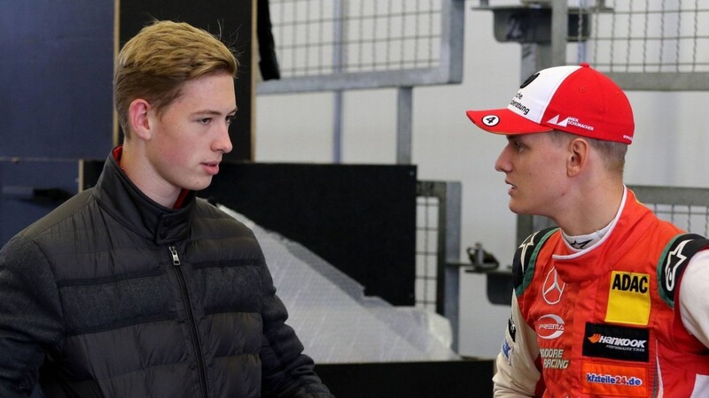 David (links) und Mick Schumacher bei einem DTM-Lauf auf dem Nürburgring.
