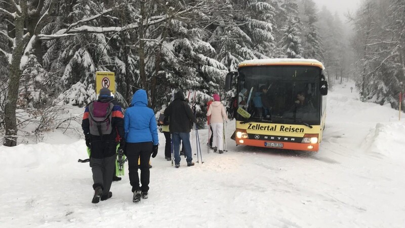 Nur noch bis einschließlich 1. März fährt der Skibus im Zellertal.