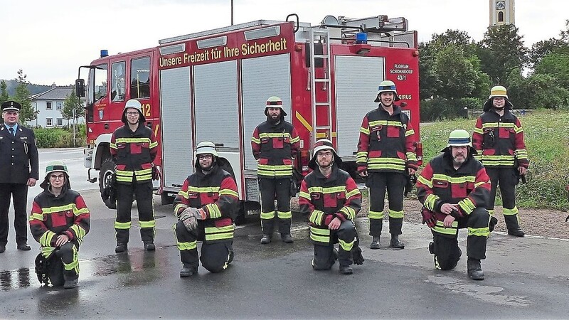 Eine weitere gemischte Gruppe der Schorndorfer Feuerwehr legte die Leistungsprüfung ab.