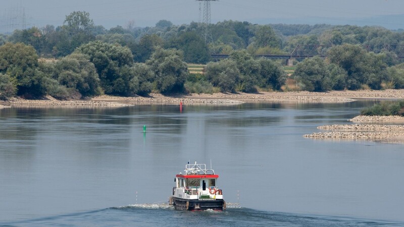 Auch die Donau weist derzeit einen Niedrigwasserstand auf. Das Resultat zu seltener Niederschläge in den vergangenen Tagen und Wochen.