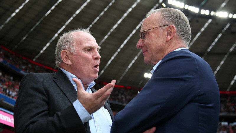 Führungsriege des FC Bayern: Vorstands-Chef Karl-Heinz Rummenigge (r.) und Uli Hoeneß.