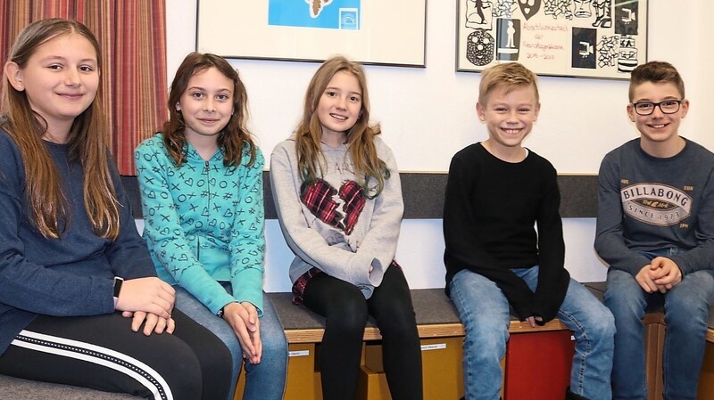Patricia, Jana, Alisa, Lucas und Max sind überzeugte Vertreter der gebundenen Ganztagsschule.