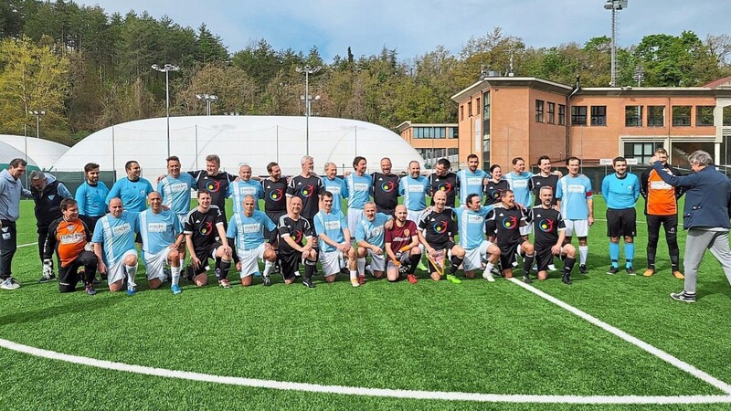 Die "Kicker Gottes" spielten in San Marino gegen die ASCO 35 San Marino und die SauWa Kicker Vohburg.