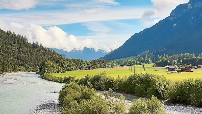 Der Lech ist 256 Kilometer lang und fließt durch Tirol und Südbayern.