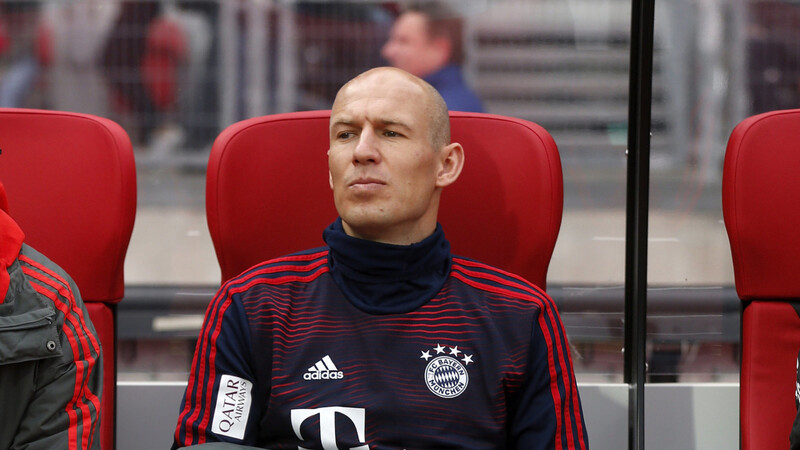 Wieder auf der Bank des FC Bayern: Arjen Robben.