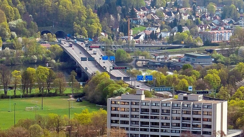 Der Pfaffensteiner Tunnel. Nadelöhr für den Verkehr in Richtung Norden.