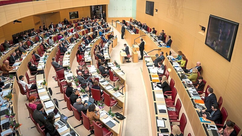 Der Bayerische Landtag in München.