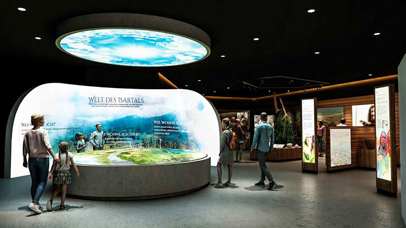 Das Herzstück des neuen Museums wäre nach Grafs Plänen eine digitale Landschaft mit dem Titel "Welt des Isartals".