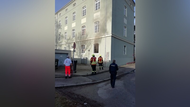 Ein Brand ist am Donnerstag im Männerwohnheim in Landshut ausgebrochen.