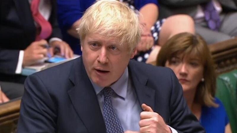 Johnson hat damit gedroht, Großbritannien notfalls auch ohne Deal aus der EU zu führen.