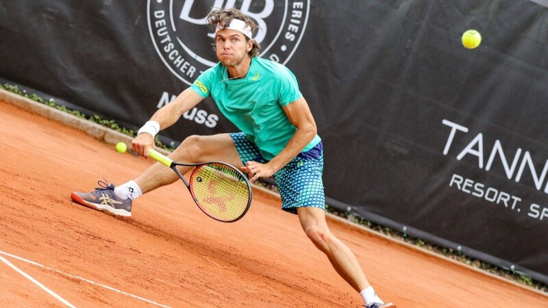 Peter Heller spielte vergangene Woche in Neuss sein erstes Tennisturnier nach der Corona-Pause.