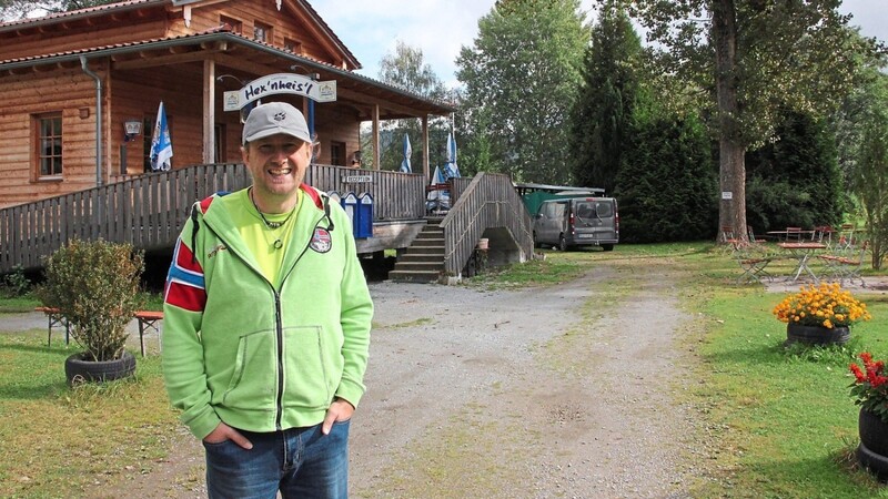 Der neue Pächter Martin Bredl (47), Inhaber von BohemiaTours, funktioniert den Campingplatz in Bad Kötzting zu einem Adventure Camp mit zahlreichen Outdoor-Attraktionen um.