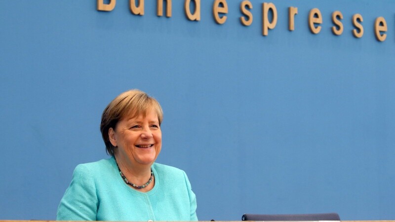 Insgesamt 29 Mal hat Kanzlerin Angela Merkel in 16 Jahren Amtszeit an der Bundespressekonferenz teilgenommen.