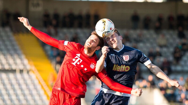 Andi Geipl und der SSV Jahn Regensburg mussten sich dem FC Bayern II mit 0:1 geschlagen geben.