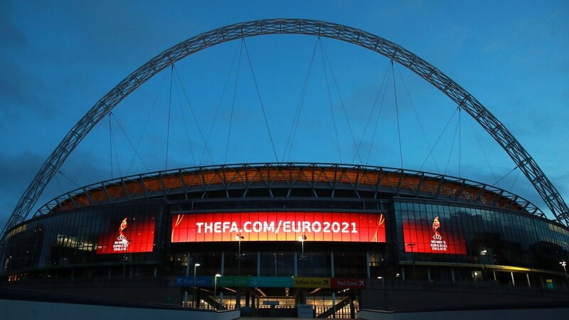 Im Londoner Wembley-Stadion wird das Finale der Fußball-Europameisterschaft 2021 ausgetragen.